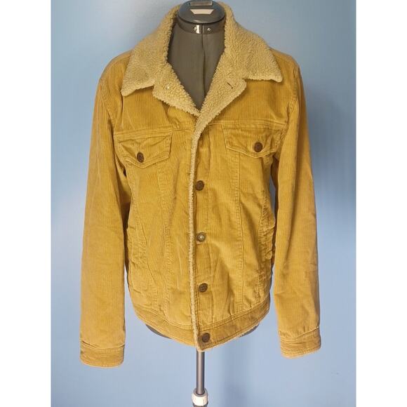 Aéropostale Jackets & Blazers - Aeropostale Womens Size Small Corduroy Y2K Jacket Brown Fuax Fur Trim